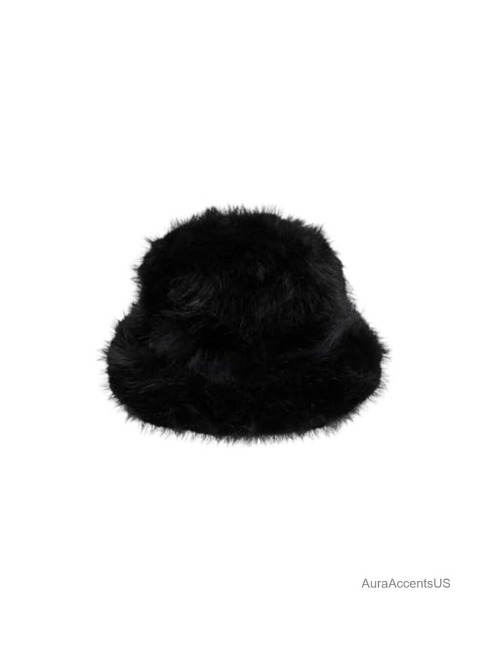 Faux Fur Turnback Brim Bucket Hat Soft Lined Warm Winter Adult